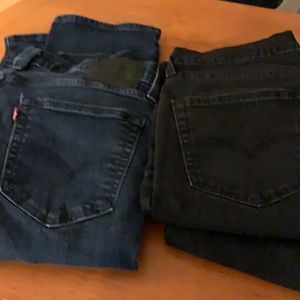 2 for 1! Men's Levi's, both 33waist, 32inseam